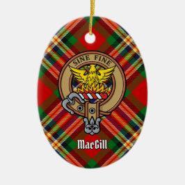 Clan MacGill Escudo sobre el ornamento cerámico de