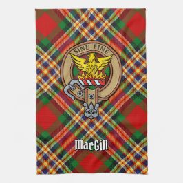 Clan MacGill Escudo sobre toalla de cocina de Tart