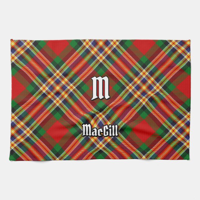 Clan MacGill Tartan Kitchen Toalla (Horizontal)