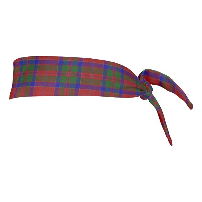Clan MacGillivray Escocia Rojo Azul Verde Tartán (Girar 90)