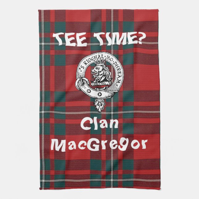 Clan MacGregor de la toalla del golf (Vertical)