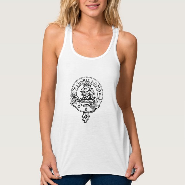 Clan MacGregor Tank Top White (Anverso)