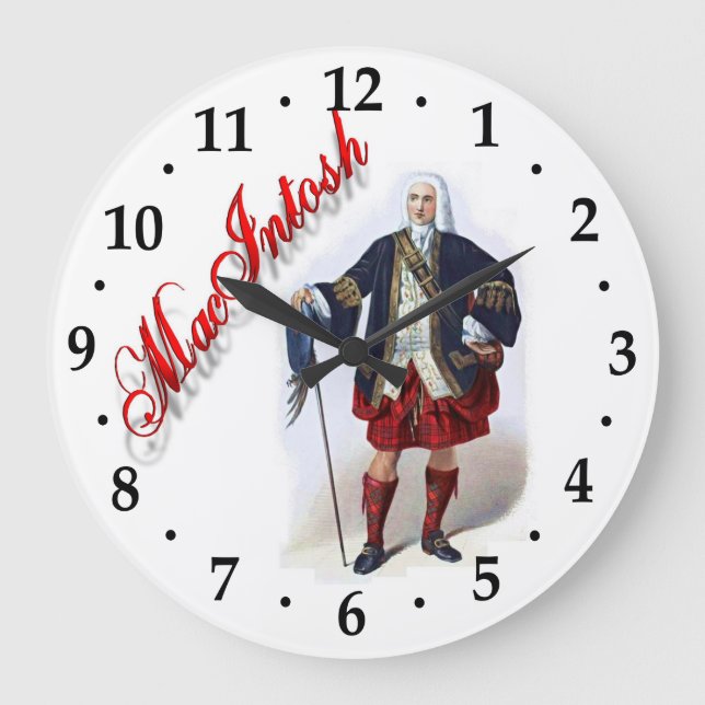 Clan MacIntosh Reloj de sueños escocés (Anverso)
