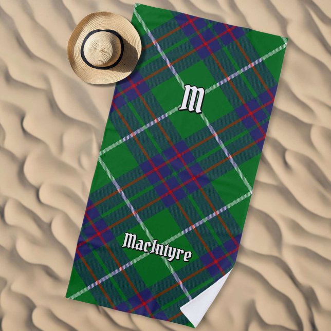 Clan MacIntyre Hunting Tartan Beach Toalla (Subido por el creador)