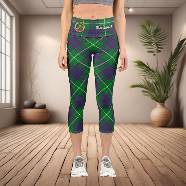 Clan MacIntyre Hunting Tartan Capri Leggings (Subido por el creador)