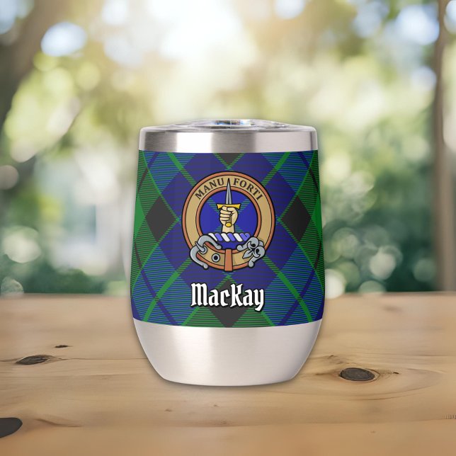 Clan MacKay Escudo sobre Tartán (Subido por el creador)