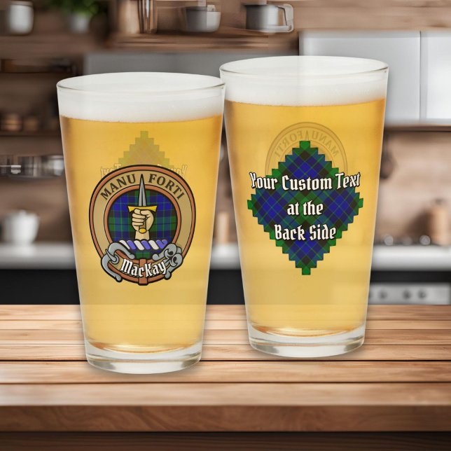 Clan MacKay Escudo sobre Tartán (Subido por el creador)