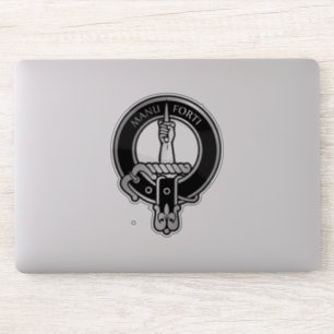 Clan MacKay Tartan Escudo Pegatina