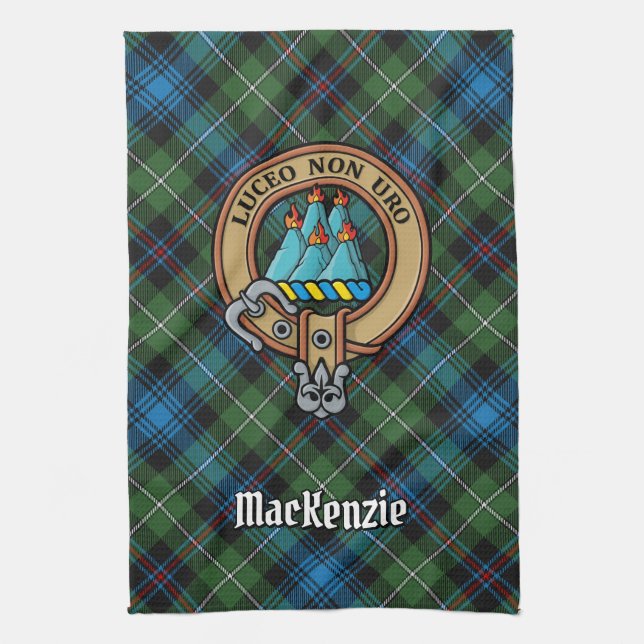 Clan MacKenzie Escudo Kitchen Toalla (Vertical)