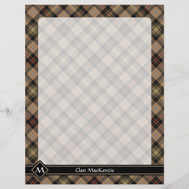 Clan MacKenzie Hunting Brown Tartan Flyer (Frente)