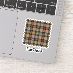 Clan MacKenzie Hunting Brown Tartan Pegatina