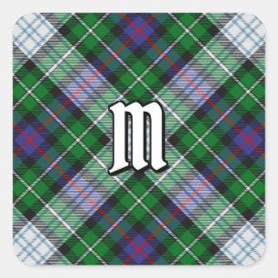 Clan MacKenzie se viste de Pegatina de Tartan Squa