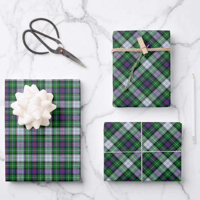 Clan MacKenzie Vestió Hojas de Papel Acondicionada (Anverso)