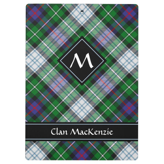 Clan MacKenzie Vestir el Portapapeles de Tartan (Reverso)