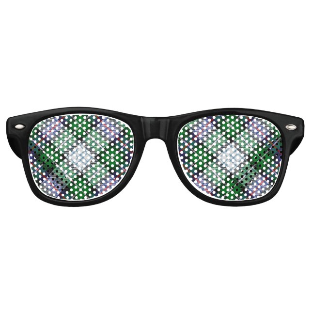 Clan MacKenzie Vestir Gafas de Sol Tartan Retro (Anverso)