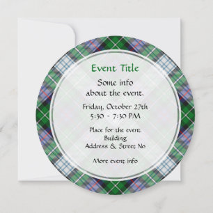 Clan MacKenzie viste la invitación a Tartan