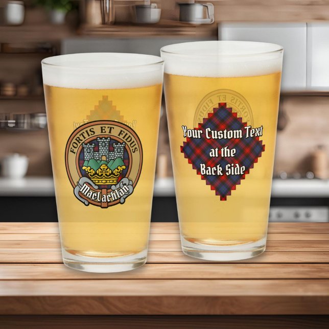 Clan MacLachlan Escudo sobre Tartán (Subido por el creador)