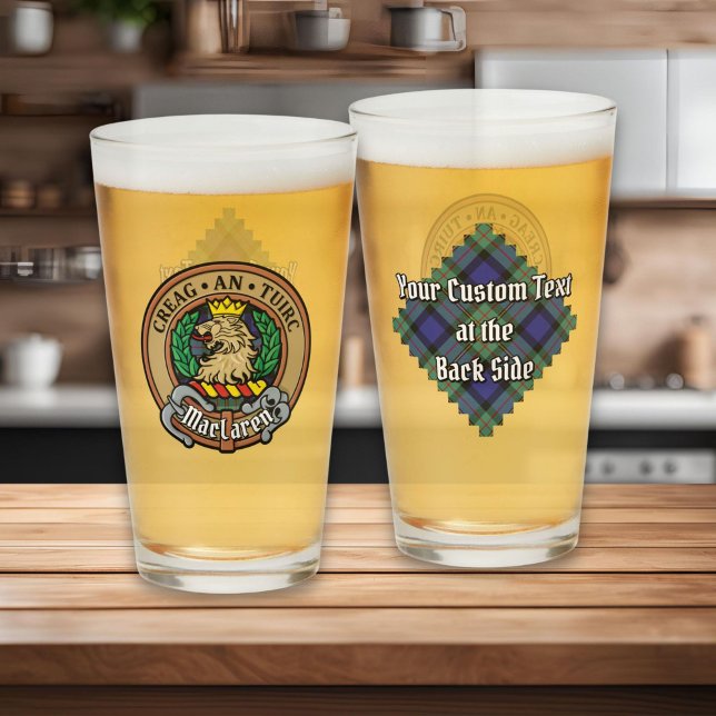 Clan MacLaren Escudo sobre Tartán (Subido por el creador)