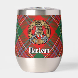 Clan MacLean Escudo sobre Tartán