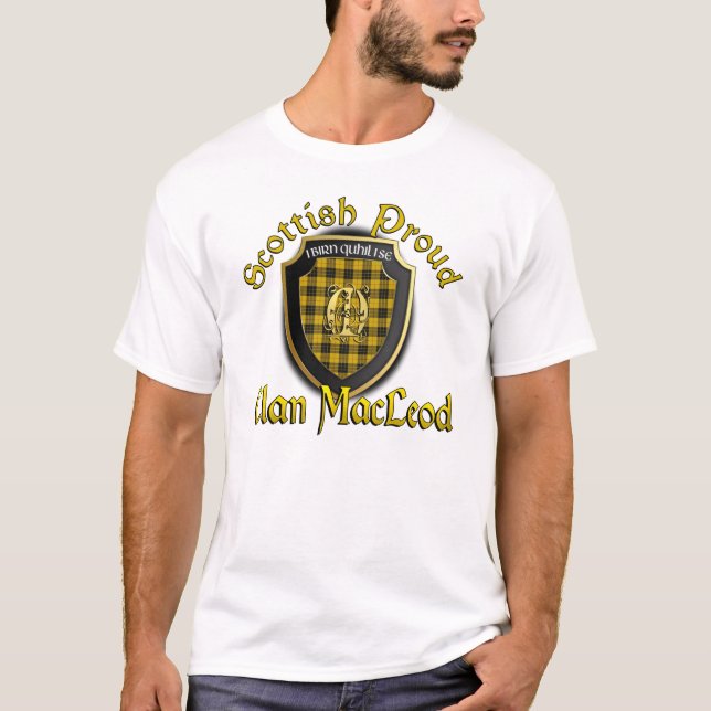 Clan MacLeod del camisetas orgulloso escocés de (Anverso)