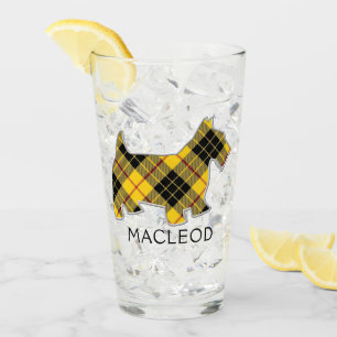 Clan MacLeod del perro del escocés del tartán de