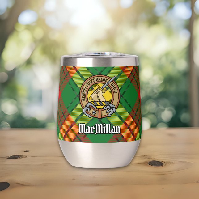 Clan MacMillan Escudo sobre Tartán (Subido por el creador)