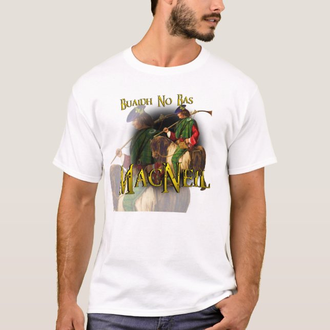 Clan MacNeil Buaidh ningún camisetas de los juegos (Anverso)