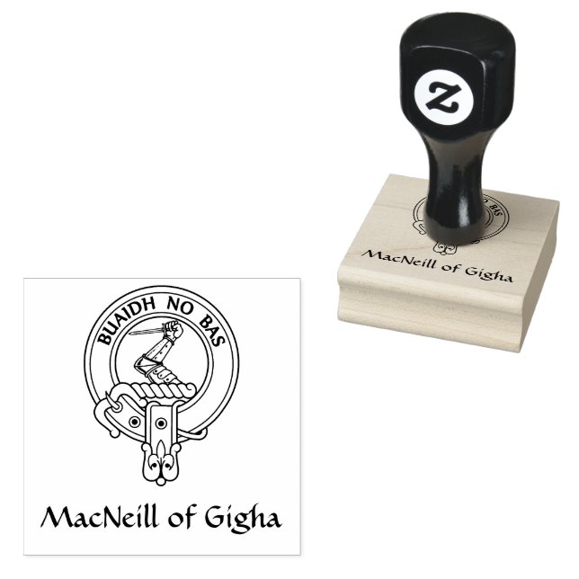 Clan MacNeill de Gigha Escudo Gaélico con sello de (Sellado)