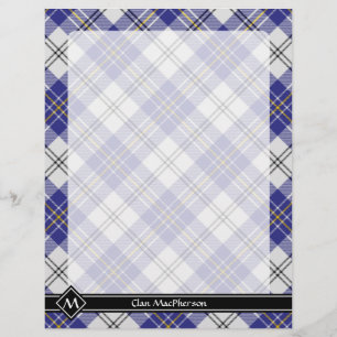 Clan MacPherson Blue Dress Tartan Flyer