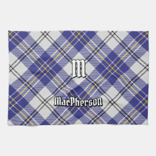 Clan MacPherson Blue Dress Tartan Kitchen Toalla