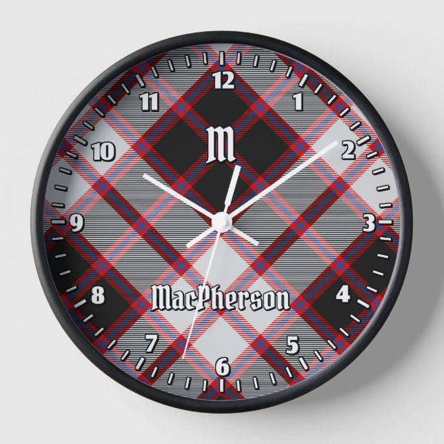 Clan MacPherson cazando el reloj grande de Tartán (Anverso)