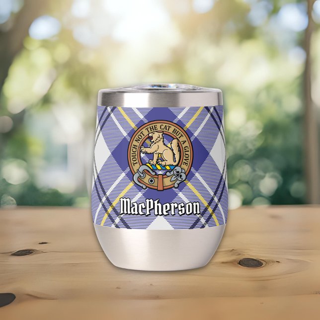 Clan MacPherson Escudo por Blue Dress Tartán (Subido por el creador)