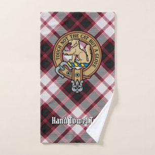 Clan MacPherson Escudo sobre la caza de tartán