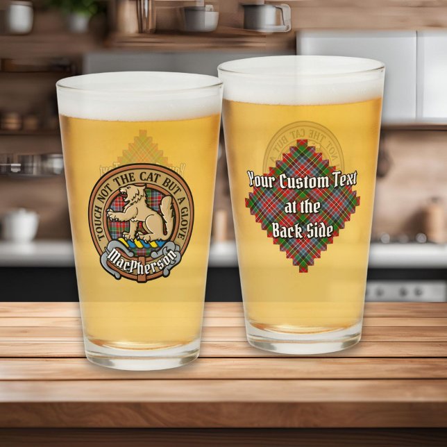 Clan MacPherson Escudo sobre Tartán (Subido por el creador)