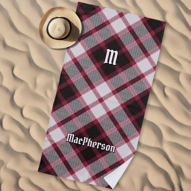 Clan MacPherson Hunting Tartan Beach Toalla (Subido por el creador)