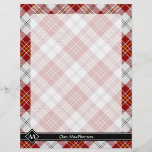 Clan MacPherson Rojo Vestido Tartan Flyer