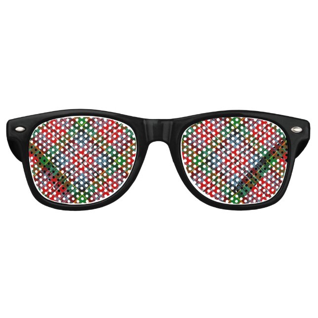 Clan MacPherson Tartan Retro Gafas de Sol (Anverso)