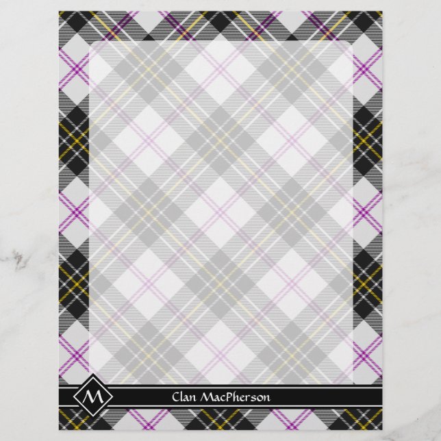 Clan MacPherson Vestido Tartan Flyer (Frente)