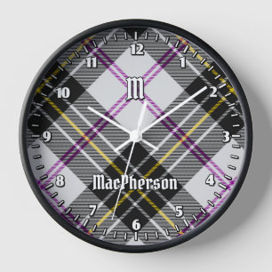Clan MacPherson Vestido Tartán Gran Reloj