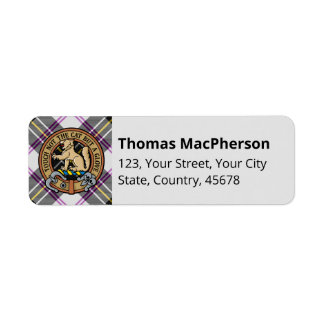 Clan MacPherson Vestir Etiqueta Tartán