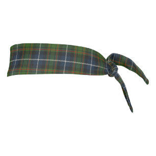 Clan MacRae acentos escoceses tartán azul verde