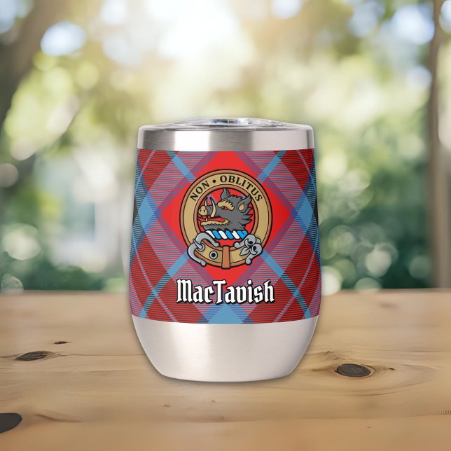 Clan MacTavish Escudo sobre Tartán (Subido por el creador)