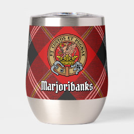 Clan Marjoribanks Escudo sobre Tartán