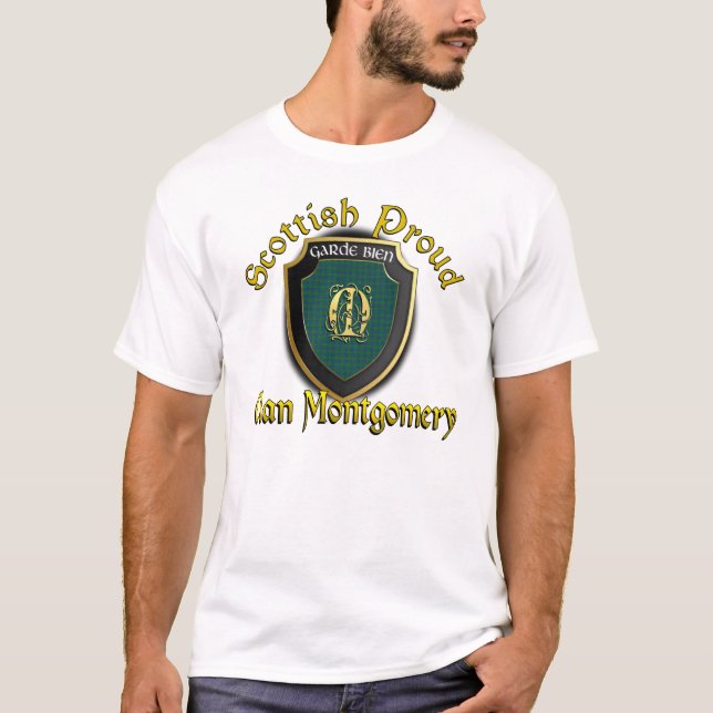 Clan Montgomery Camisetas Orgullosos de Escocia (Anverso)