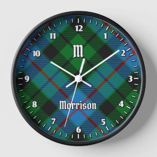 Clan Morrison Caza Tartán Gran Reloj