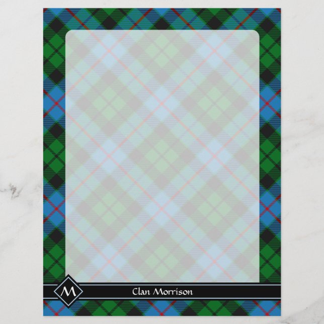 Clan Morrison Hunting Tartan Flyer (Frente)