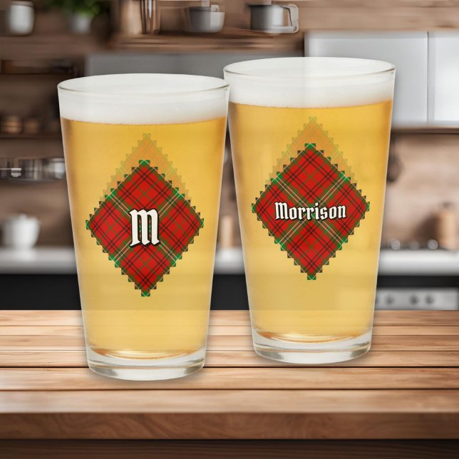 Clan Morrison Red Tartan Glass (Subido por el creador)