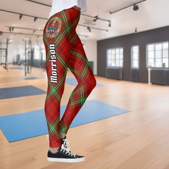 Clan Morrison Red Tartan Leggings (Subido por el creador)