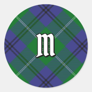 Clan Oliphant Tartan Classic Round Pegatina