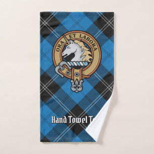 Clan Ramsay Escudo por la caza azul Tartán